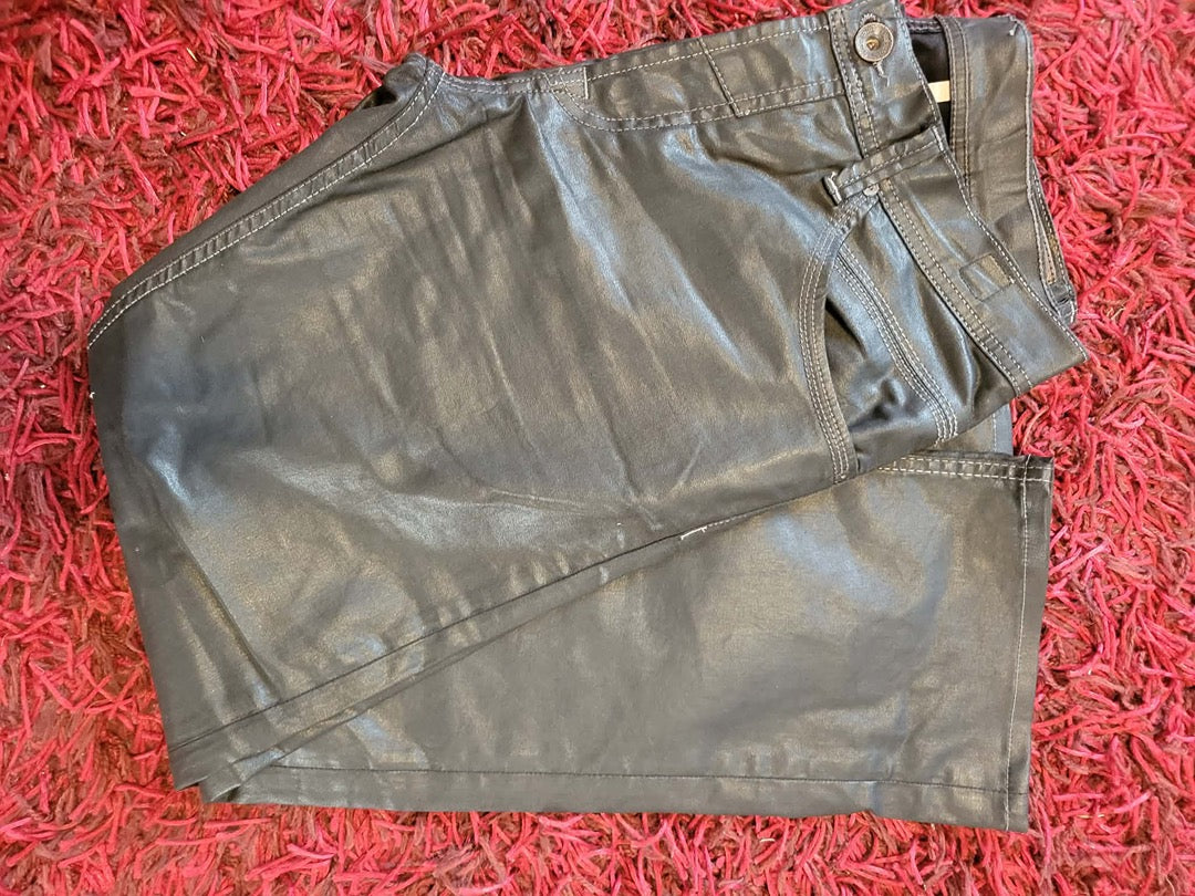 Pantalon cuir veritable Teddy Smith - 33 - Noir -