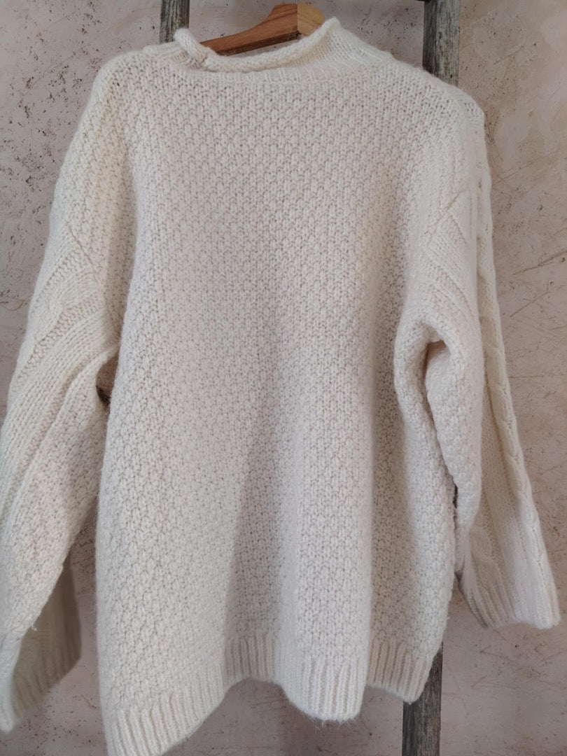 Pull Mng - M - Crème - État : Excellent