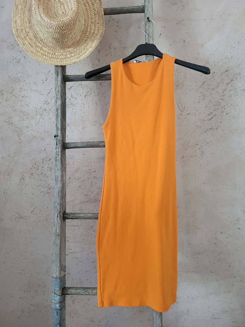 Robe d'été Zara - S - Orange - État : Excellent