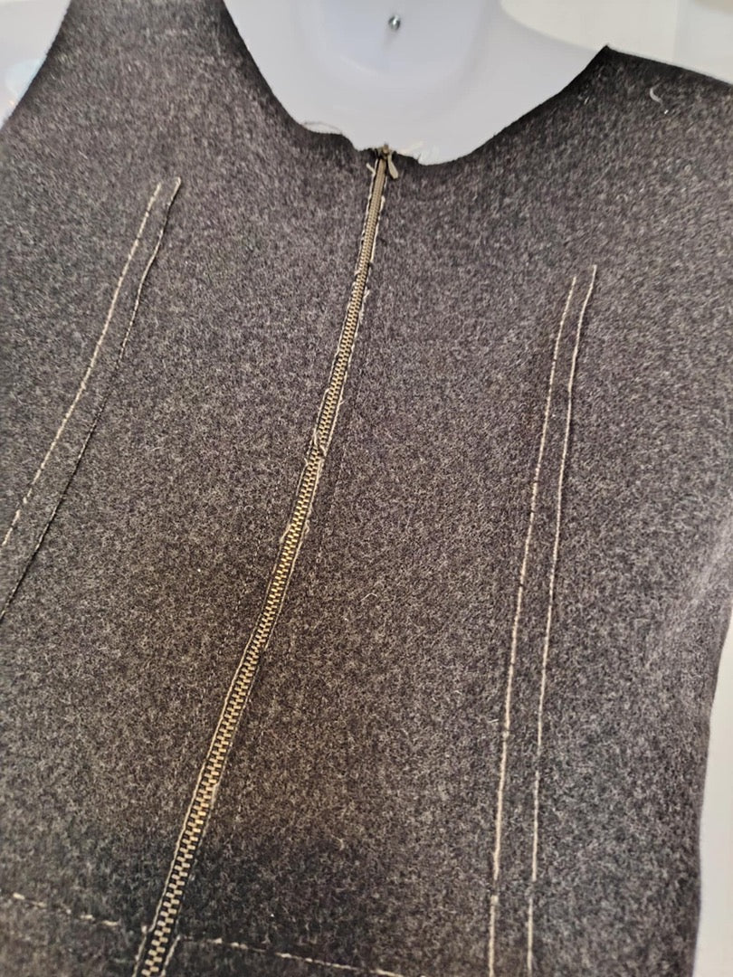 Robe d'hiver Anne Willi - 36 - Gris - État : Excellent