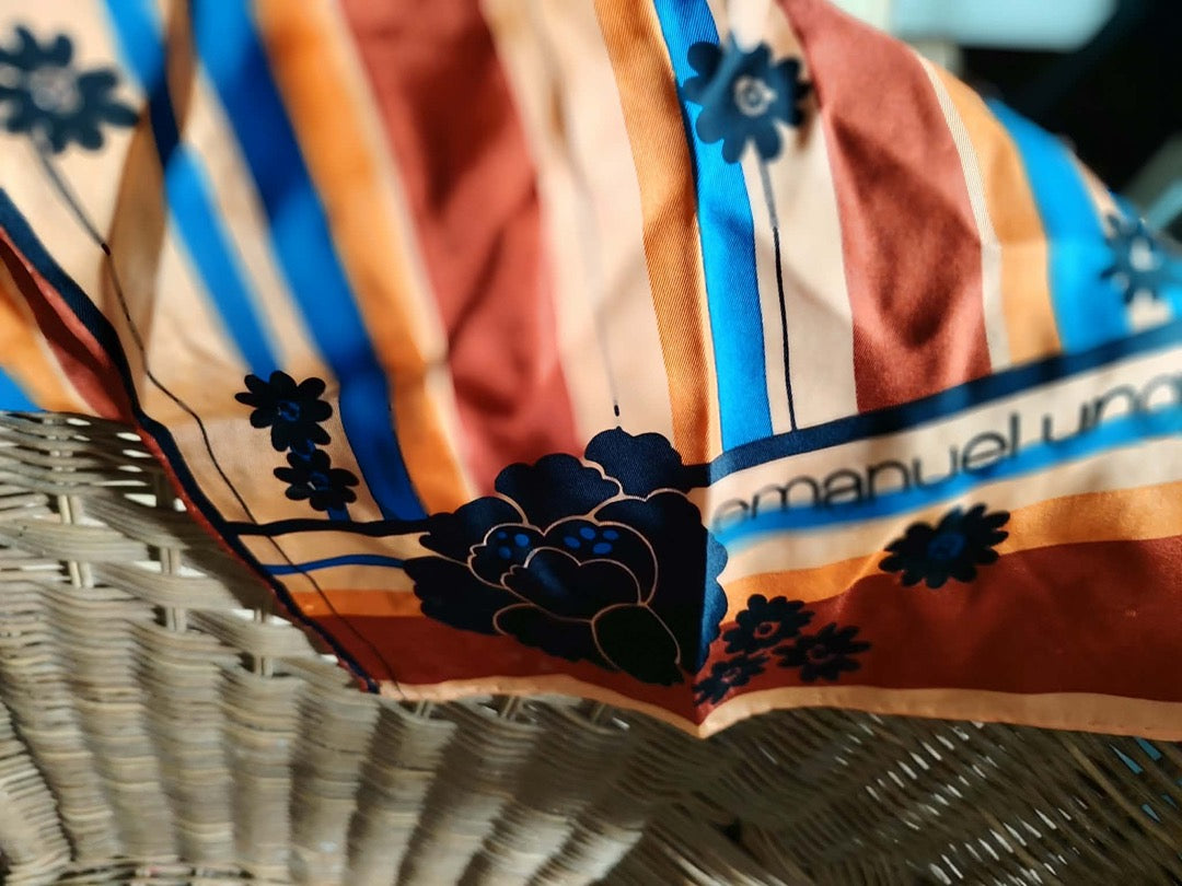 Foulard Emanuel Ungaro - Taille unique - Orange - État : Excellent