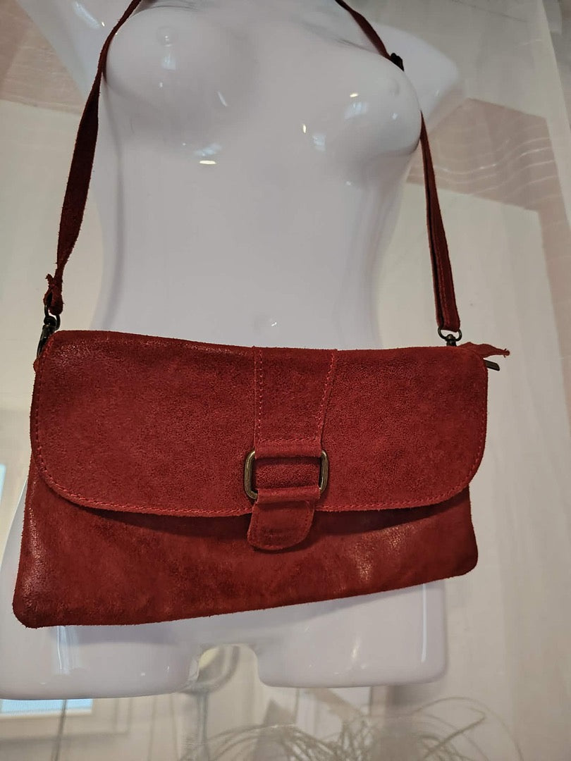 Sac Borse in Pelle - Taille unique - Rouge - État : Bon