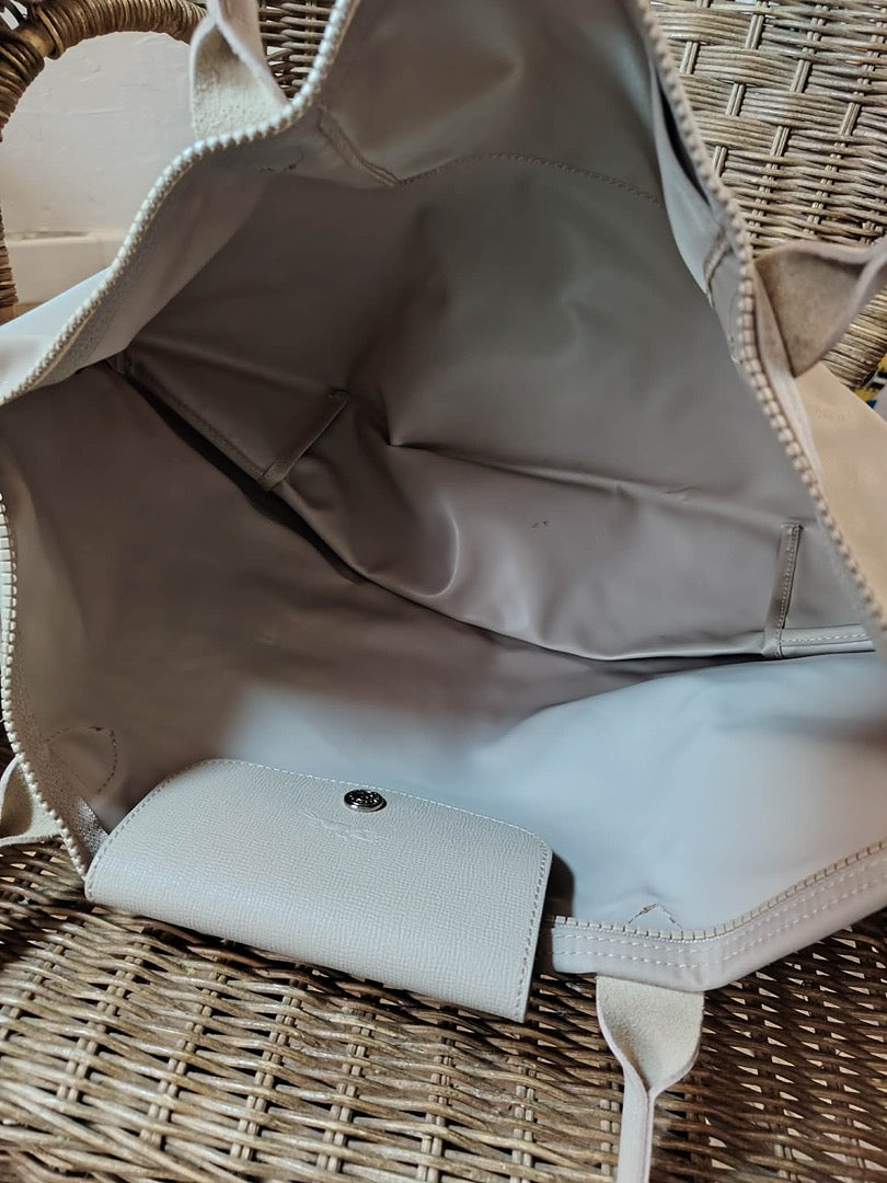 Sac cabas Longchamp - L - Beige - État : Excellent