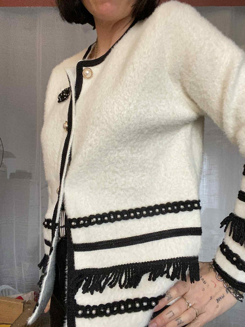 Cardigan Sans marque - S - Crème - État : Excellent