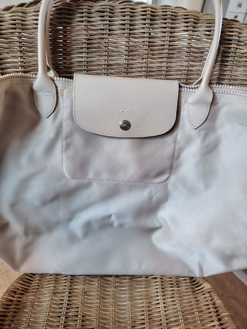 Sac cabas Longchamp - L - Beige - État : Excellent