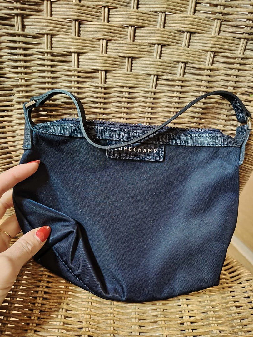 Sac pochette Longchamp - Taille unique - Navy - État : Excellent