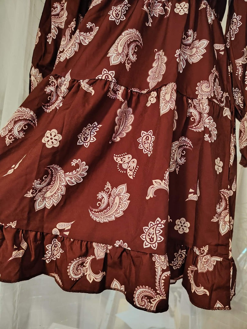 Robe courte - S - Bordeaux - État : Excellent