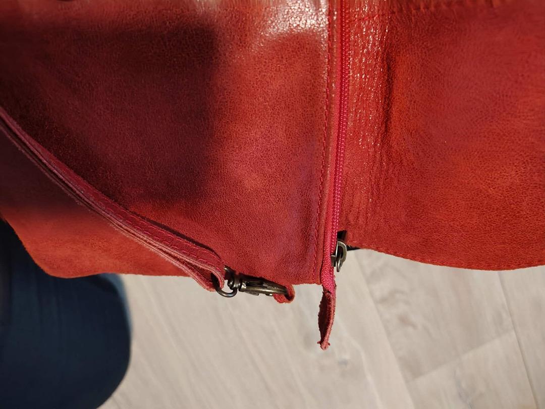Sac Borse in Pelle - Taille unique - Rouge - État : Bon