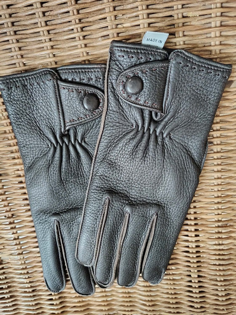 Gants Made in Italy - 7,5 - Marron - État : Excellent
