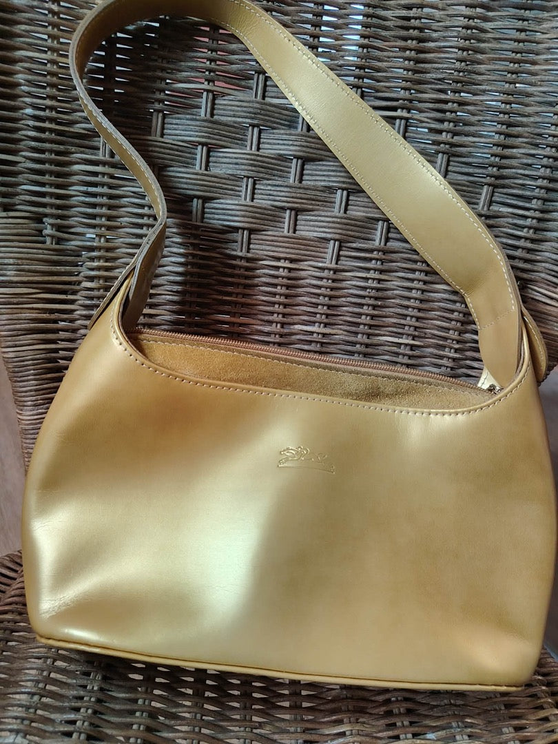Sac bandoulière Longchamp - Taille unique - Moutarde - État : Excellent