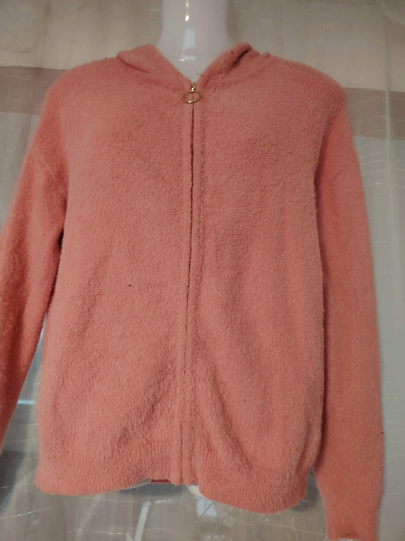 Sweat à capuche zippé Breal - M - Rose - État : Excellent