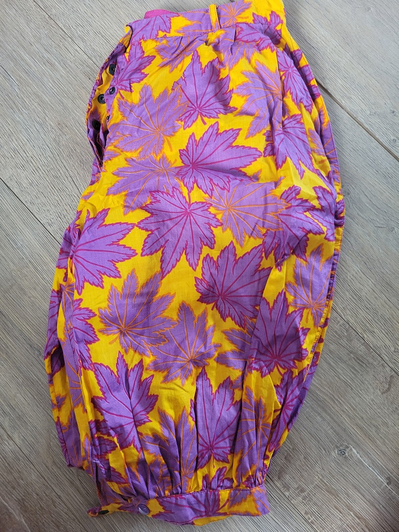 Pantalon sarouel court Vintage - 42 - Jaune - État : Excellent