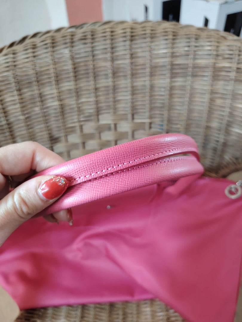 Sac cabas Longchamp - L - Rose - État : Excellent