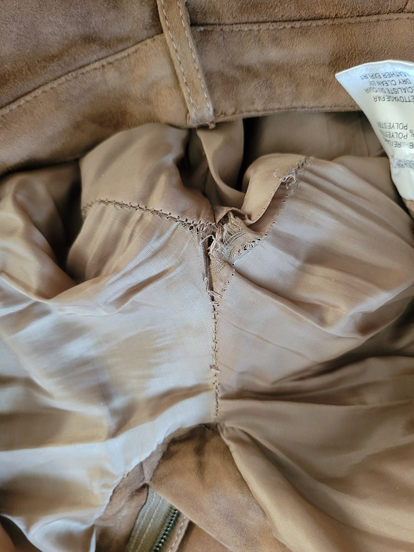 Pantalon Curling Collection - 38 - Marron - État : vintage