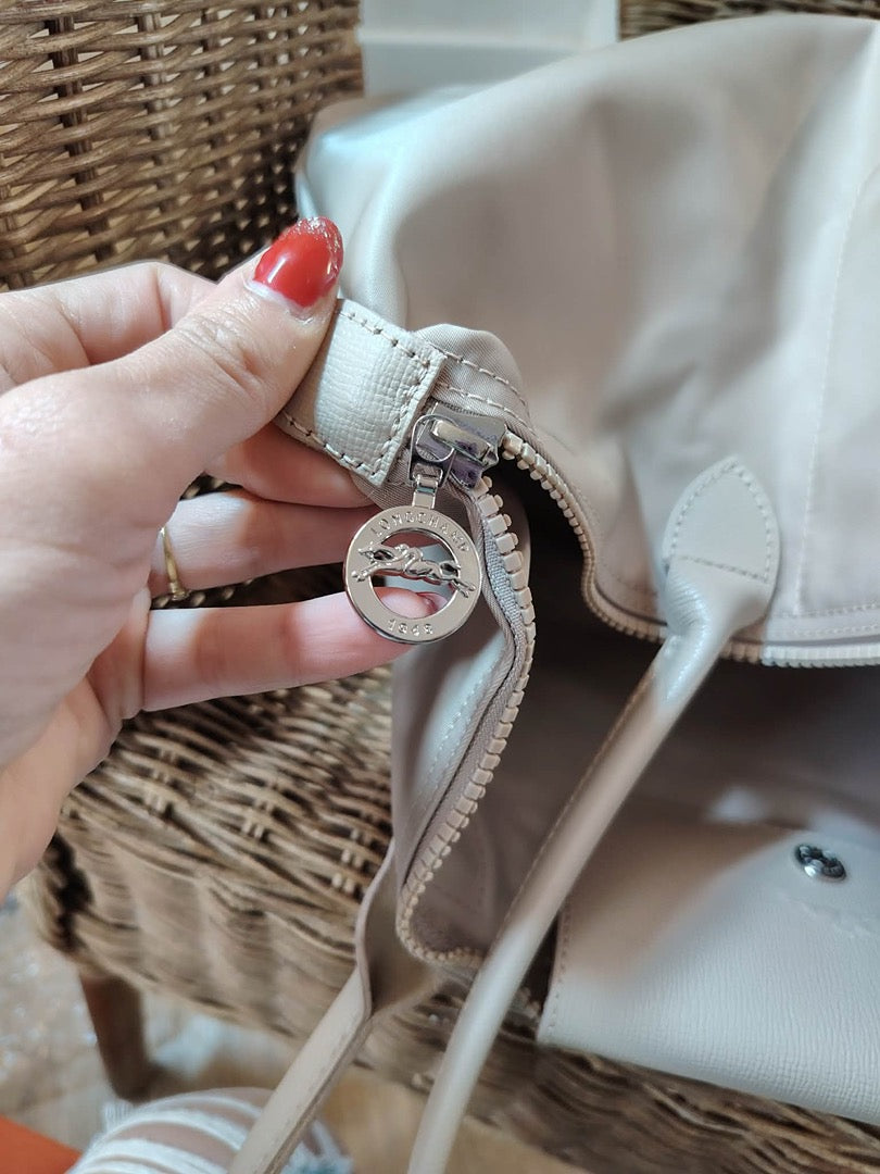Sac cabas Longchamp - L - Beige - État : Excellent