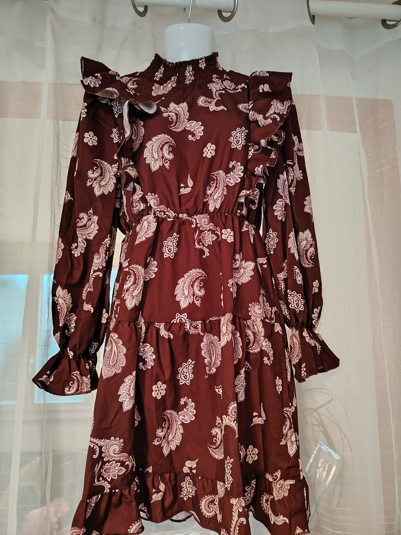 Robe courte - S - Bordeaux - État : Excellent