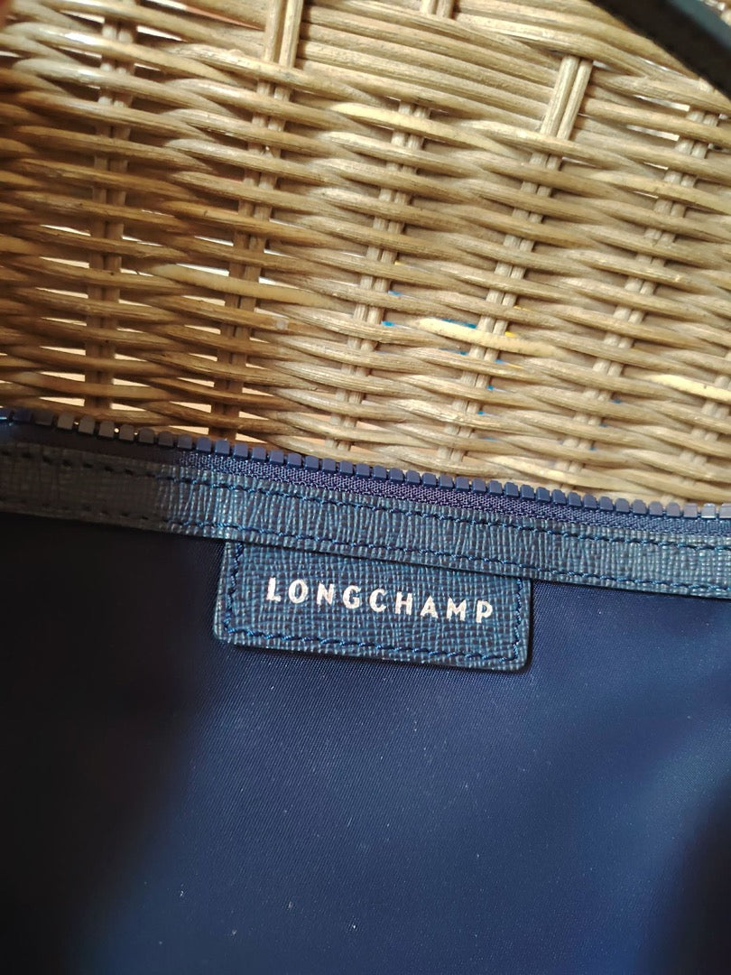 Sac pochette Longchamp - Taille unique - Navy - État : Excellent