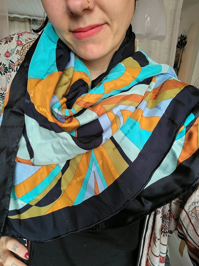 Foulard Mila Schön Concept - Taille unique - Jaune - État : Excellent
