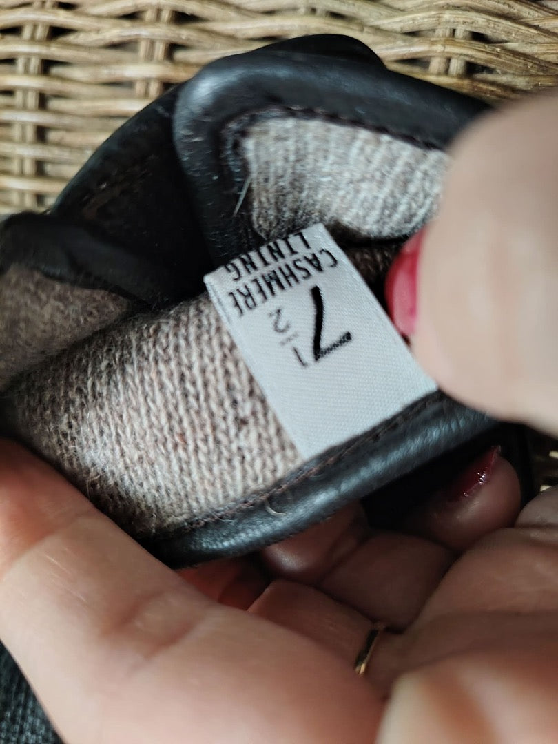 Gants Made in Italy - 7,5 - Marron - État : Excellent