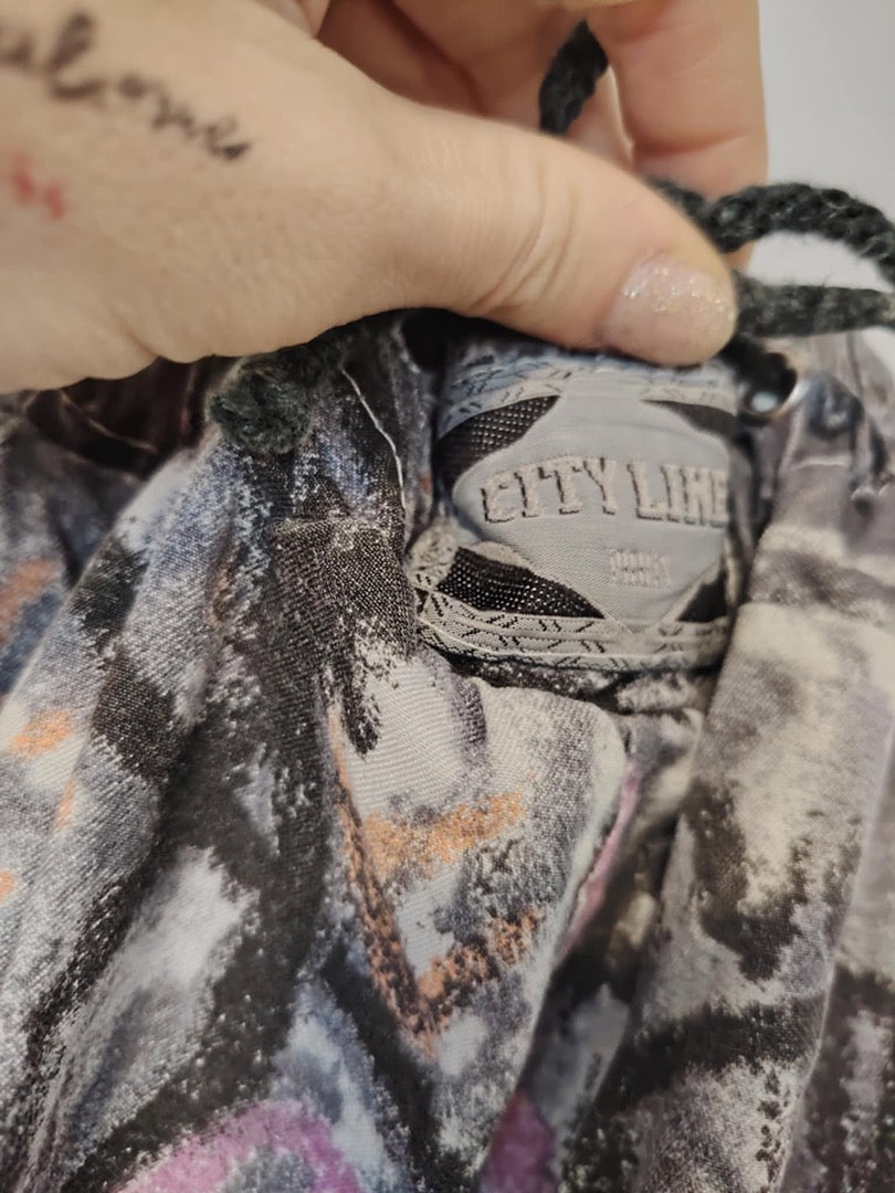 Pantalon large City Line - Taille unique - Gris - État : Excellent