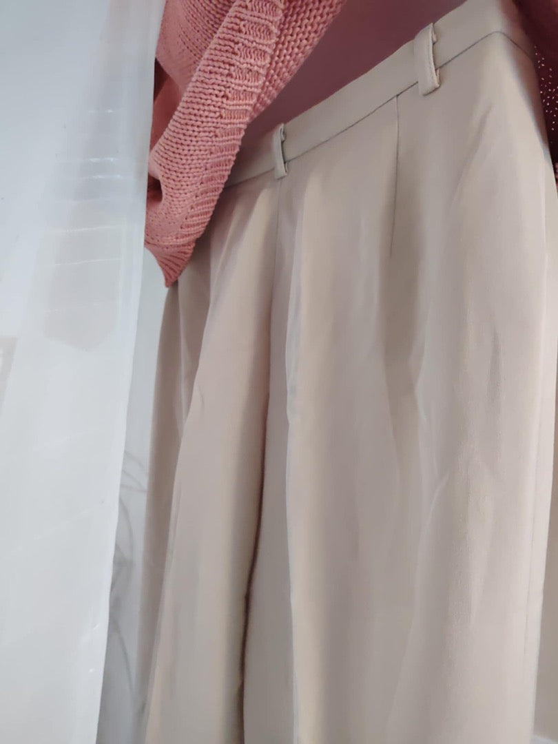 Pantalon tailleur Lui Chantant - 38 - Beige - État : Excellent