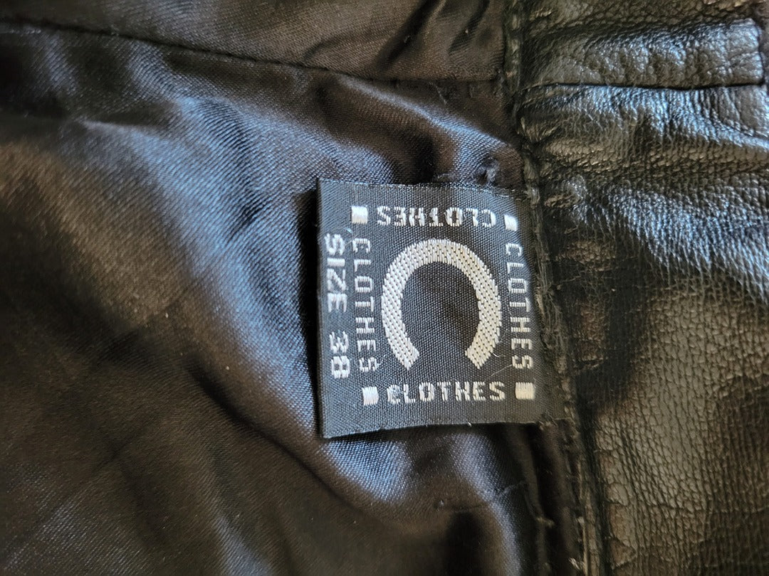 Pantalon en cuir Clothes - 38 - Noir - État : vintage