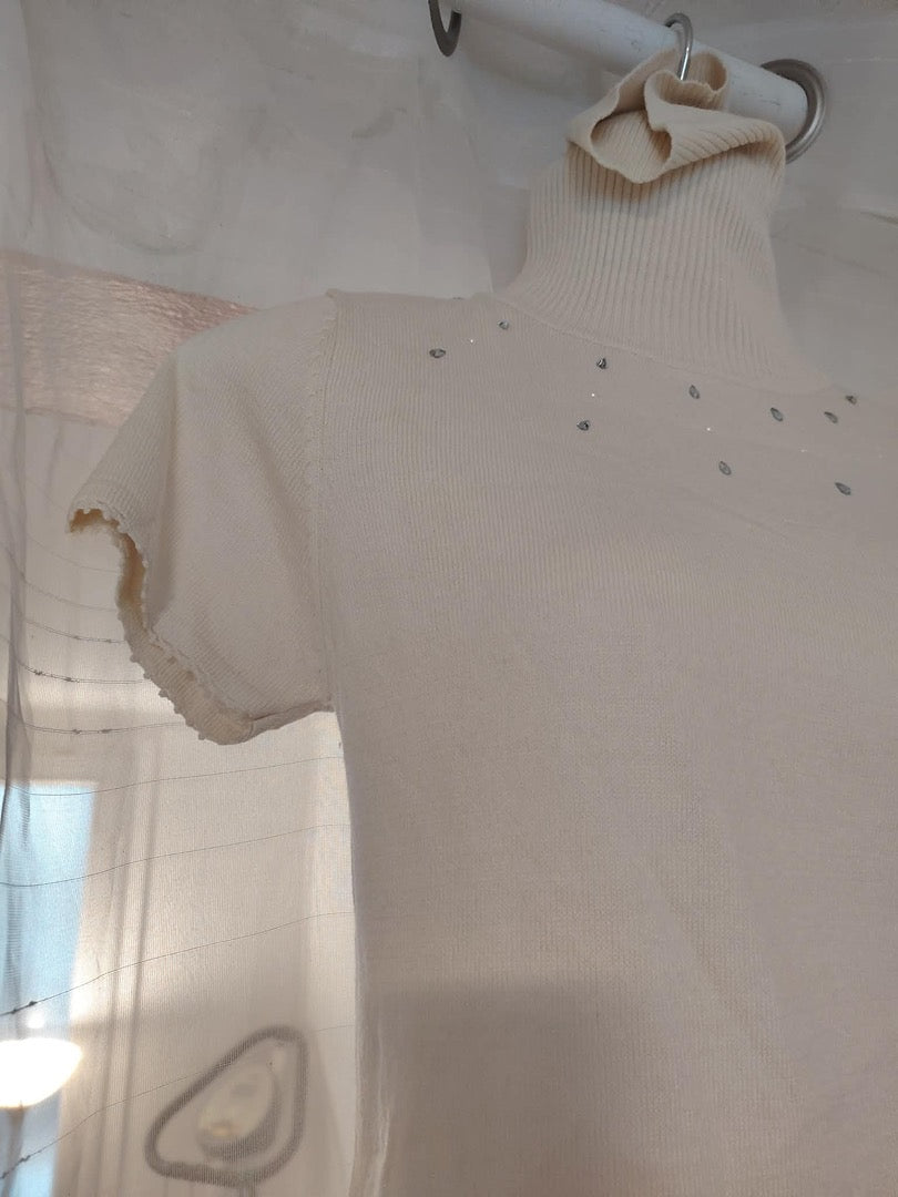 Pull col roulé Ilc - 38 - Crème - État : Excellent