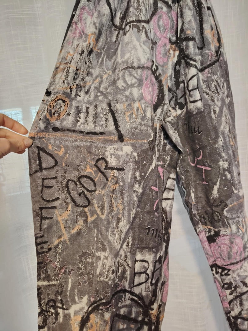 Pantalon large City Line - Taille unique - Gris - État : Excellent