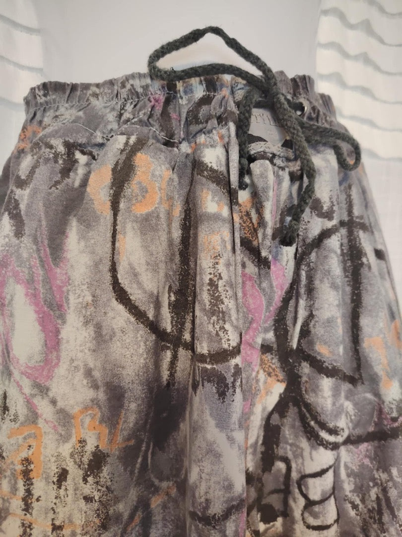 Pantalon large City Line - Taille unique - Gris - État : Excellent