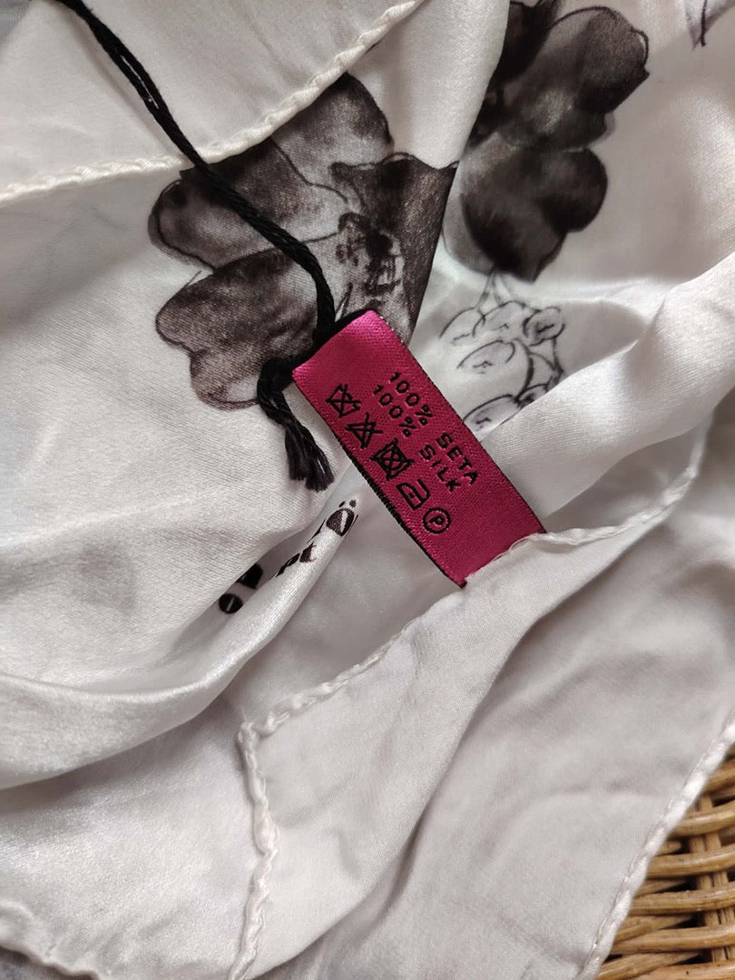Foulard Mila Schön Concept - Taille unique - Blanc - État : Excellent
