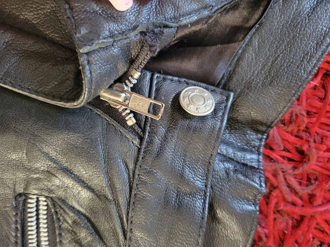 Pantalon en cuir Clothes - 38 - Noir - État : vintage