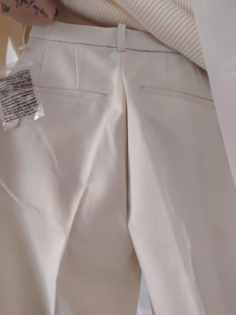 Pantalon Ajusté uniqlo - xs - Crème - État : Excellent