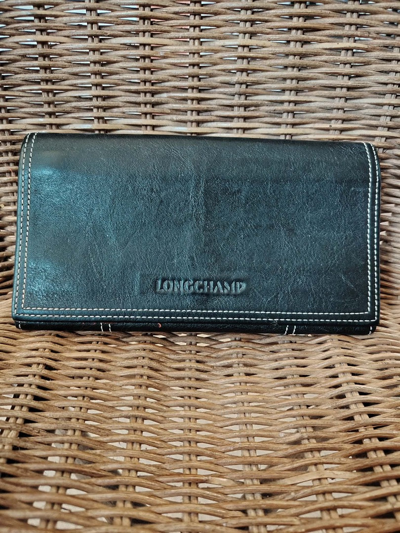 Portefeuille Longchamp - Tu - Noir - État : Excellent