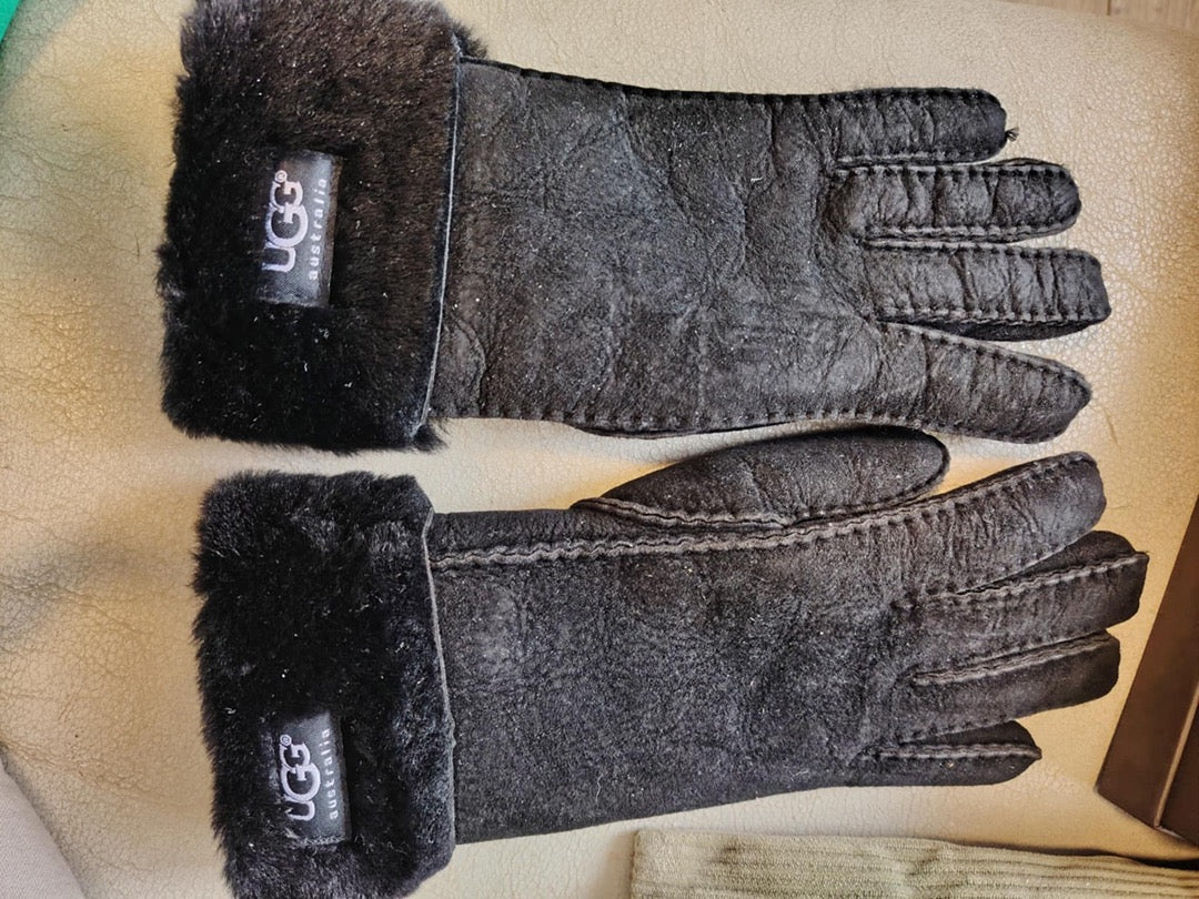 Gants Ugg - Taille M - Noir - État : Très Bon