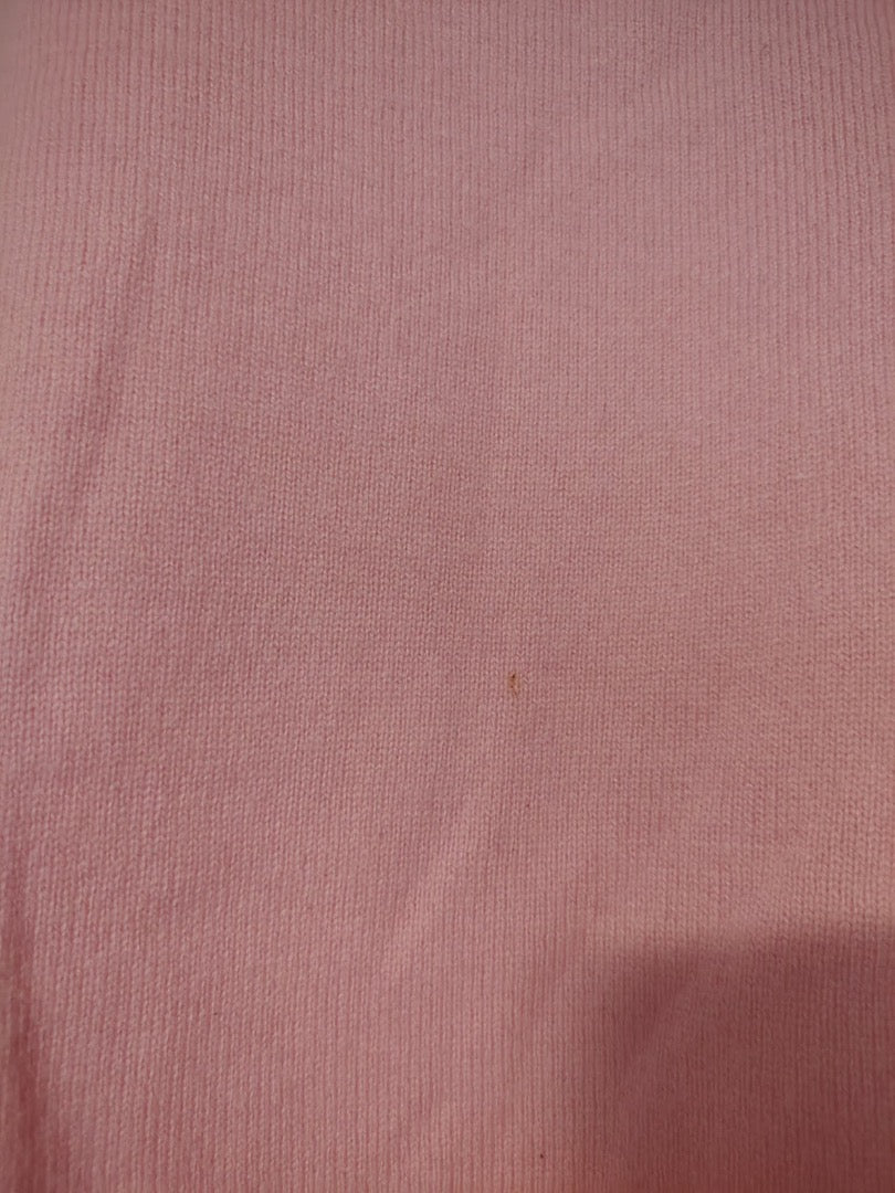 Pull manches courtes Cachemire - M - Rose - État : Excellent