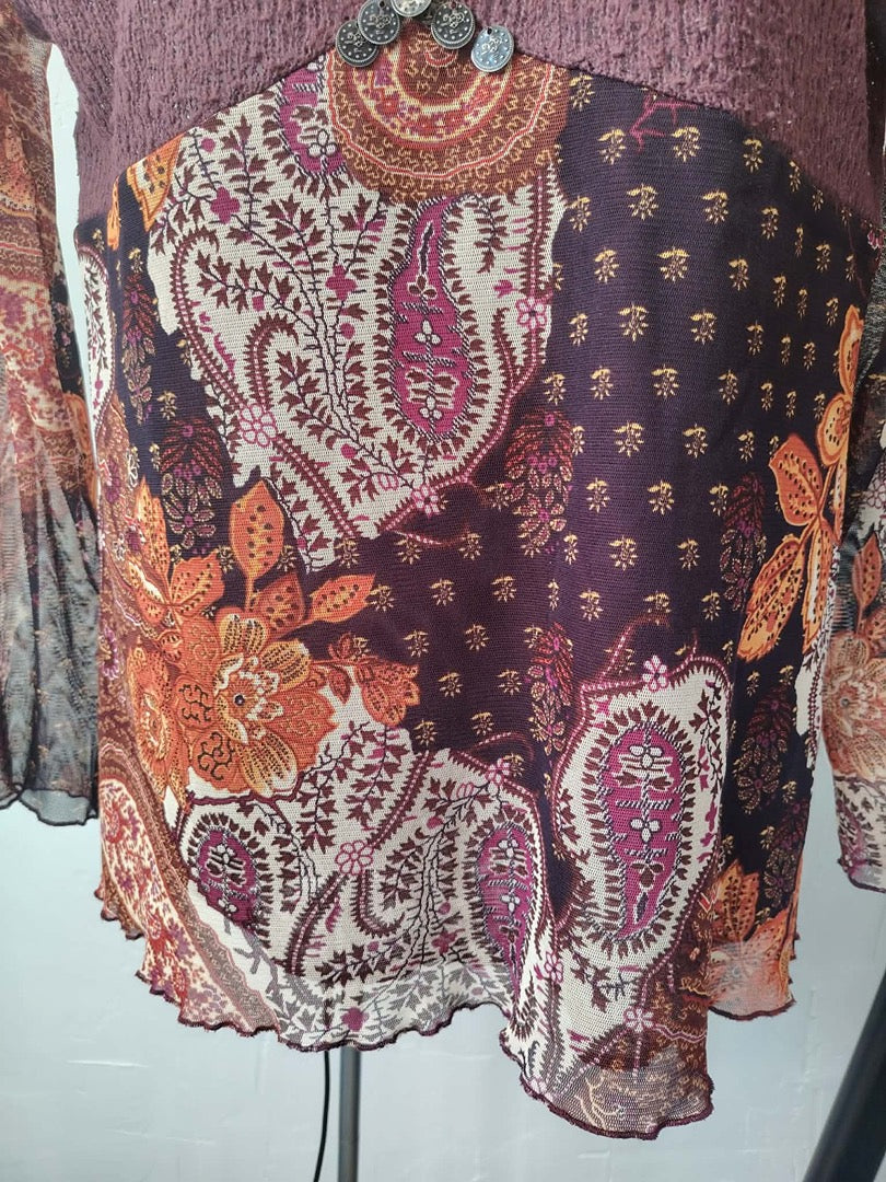 Blouse Jacqueline Riu - L - Bordeaux - État : Excellent