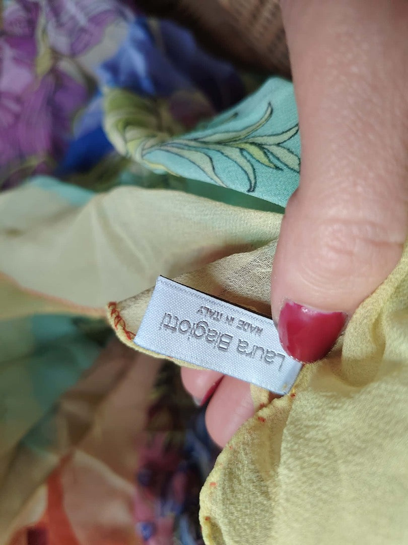 Foulard Laura Biagiotti - Taille unique - Rose - État : Excellent