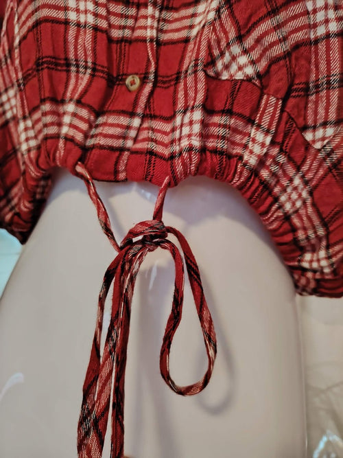 Chemise courte Tally Weijl - S - Rouge - État : Excellent
