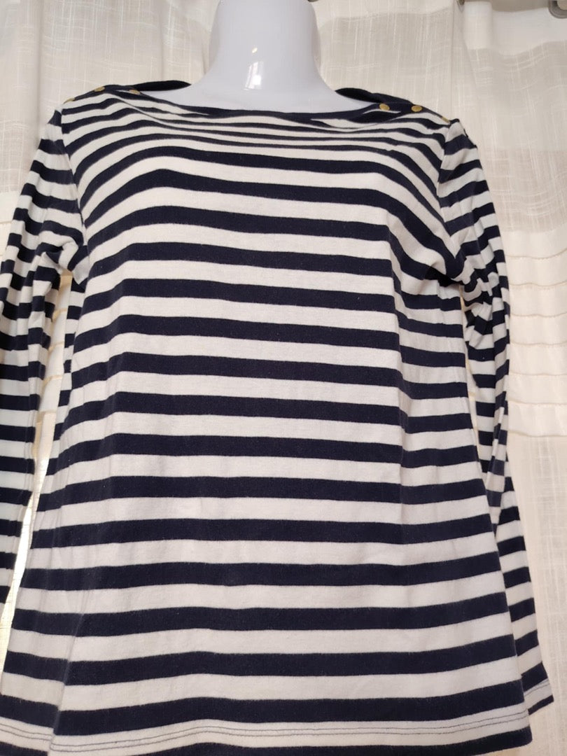 Marinière Petit Bateau - S - Navy - État : Excellent