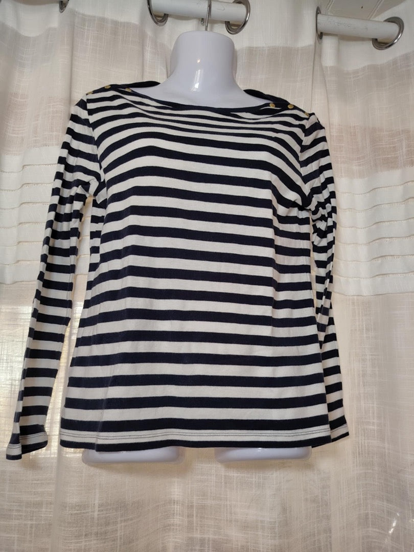 Marinière Petit Bateau - S - Navy - État : Excellent
