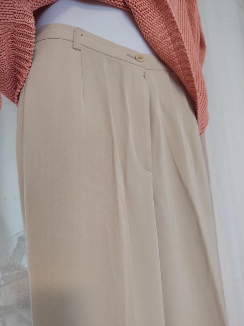 Pantalon tailleur Lui Chantant - 38 - Beige - État : Excellent