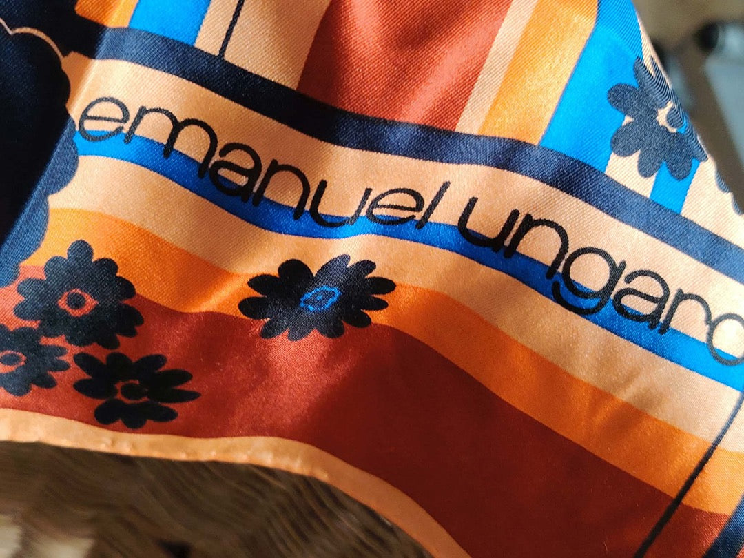Foulard Emanuel Ungaro - Taille unique - Orange - État : Excellent