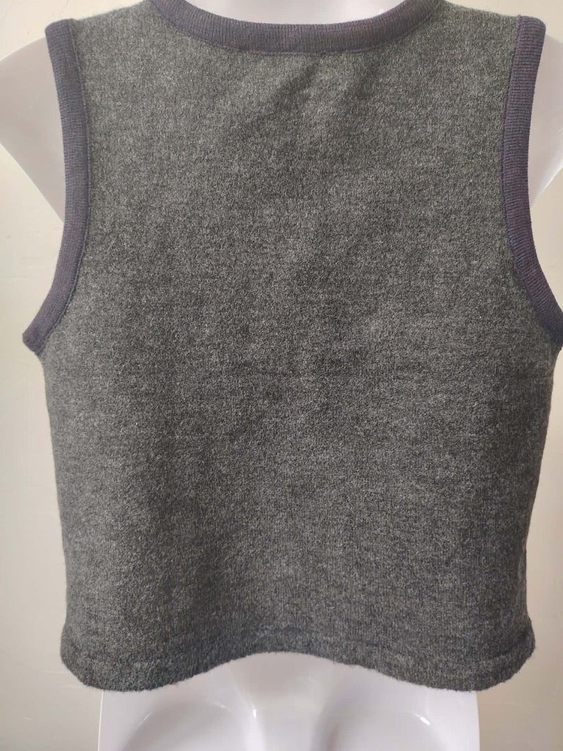 Gilet sans manche Philippe Chassagnard - 40 - Gris - État : Excellent