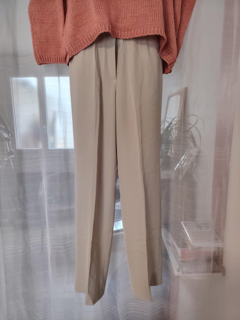 Pantalon tailleur Lui Chantant - 38 - Beige - État : Excellent