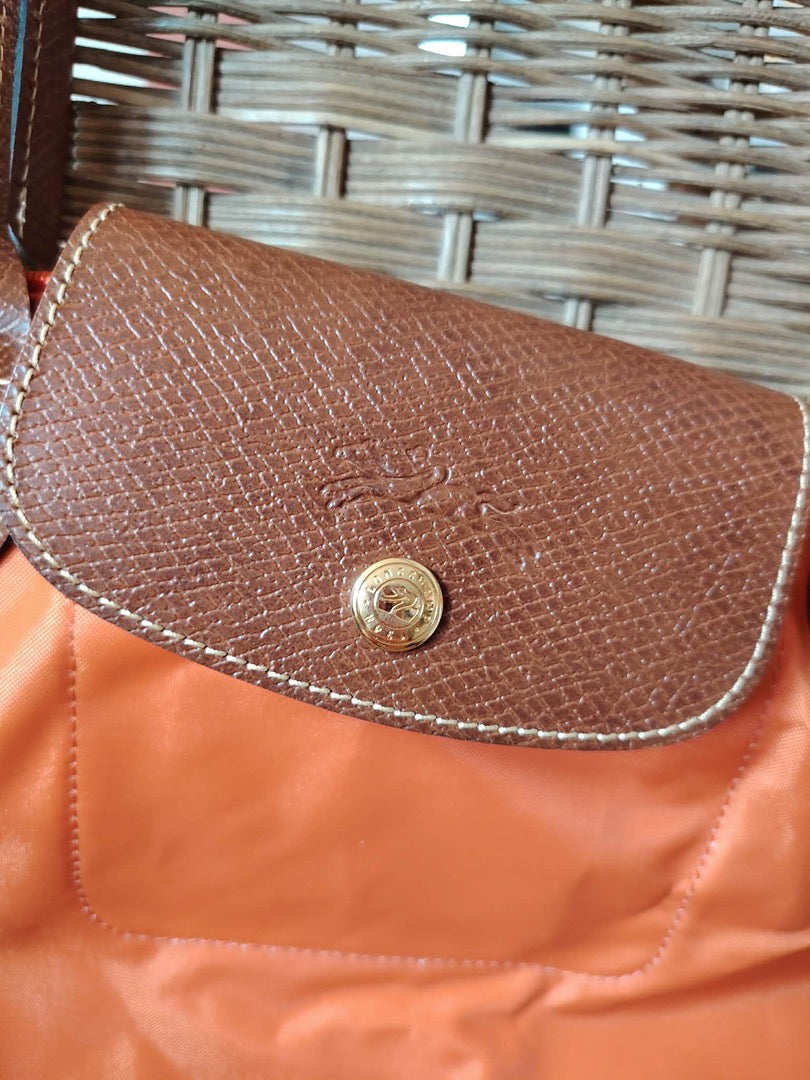Sac cabas Longchamp - L - Orange - État : Excellent