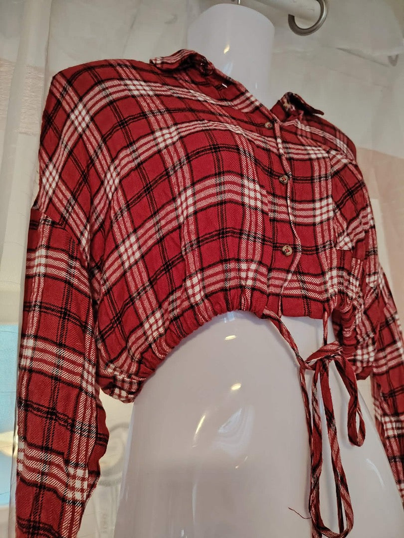 Chemise courte Tally Weijl - S - Rouge - État : Excellent