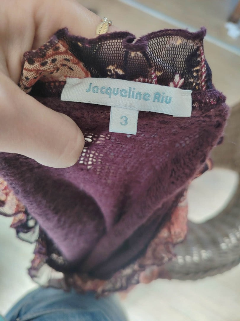Blouse Jacqueline Riu - L - Bordeaux - État : Excellent