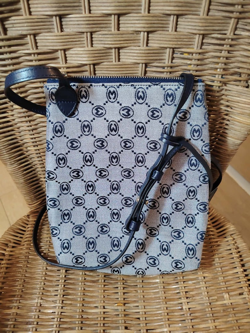 Sac bandoulière Morabito - Taille unique - Bleu marine - État : Excellent