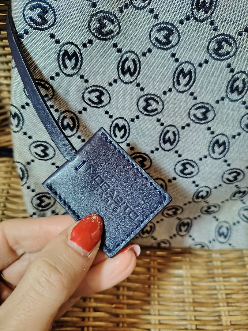 Sac bandoulière Morabito - Taille unique - Bleu marine - État : Excellent