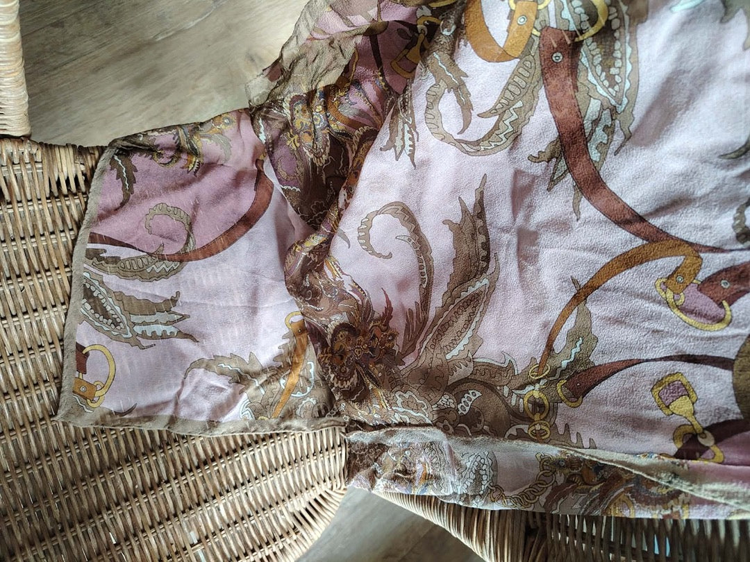 Foulard Mila Schön - Taille unique - Rose - État : Excellent